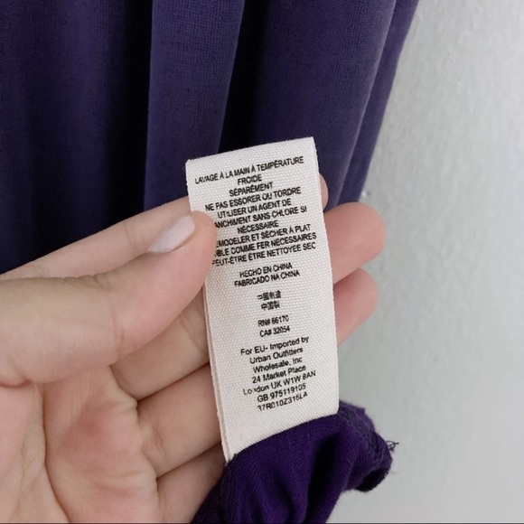 Free People Purple Lace Top Tulip Hem Corset/Bustier Maxi Dress Size XS - Picture 11 of 11